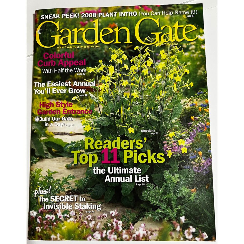 Garden Gate Gardening Back Issues May/June 2007 Issue 75
